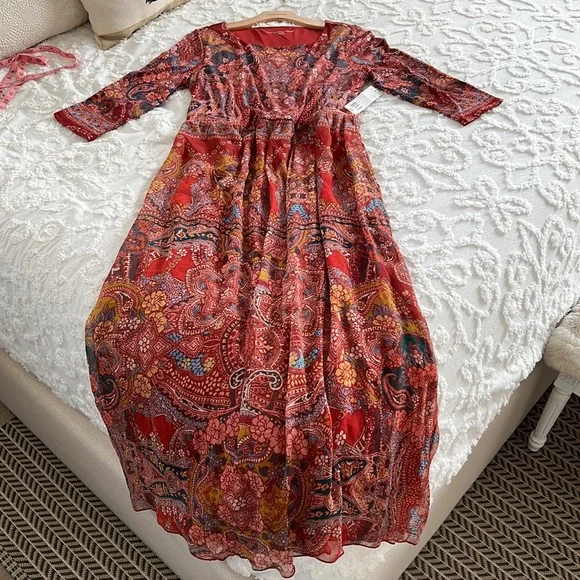 NWT Soft Surroundings Niran Maxi Dress - Picture 4 of 7